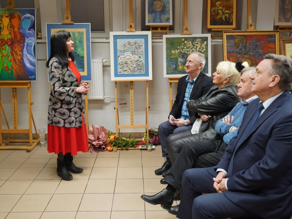55 lat pracy twórczej Stanisławy Sierant - walentynkowy wernisaż