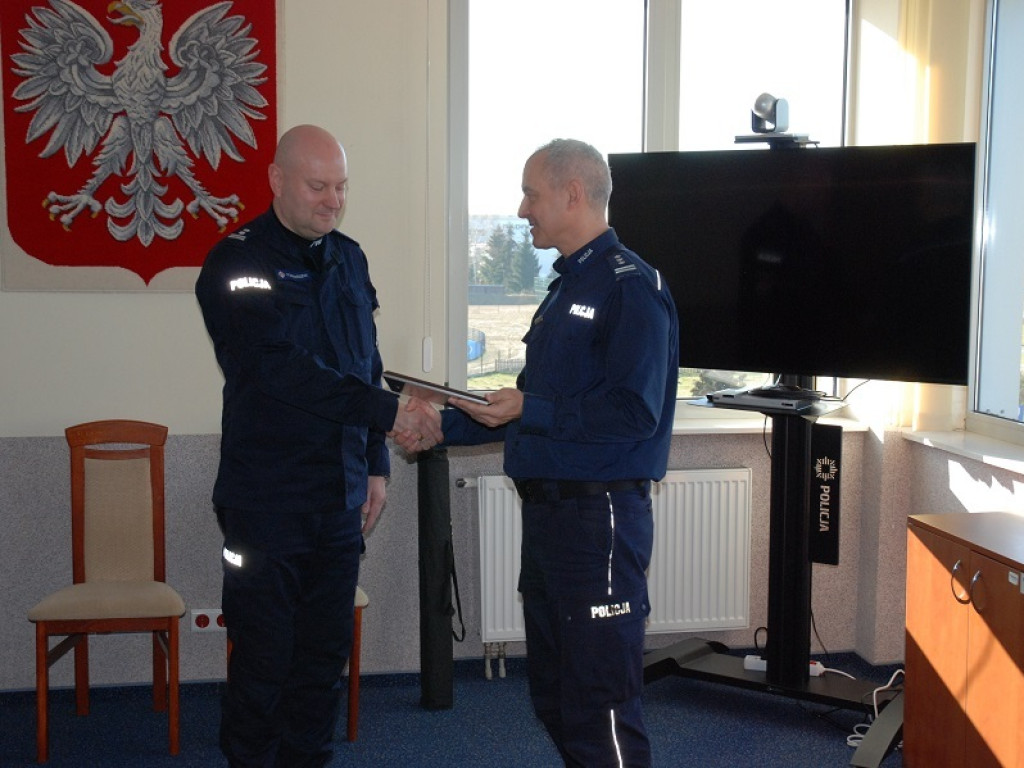 Zastępca komendanta policji odszedł dowodzić placówką w Sztumie
