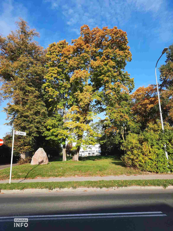 Spacer po Człuchowie, Park Luizy, Ulice, Jesień