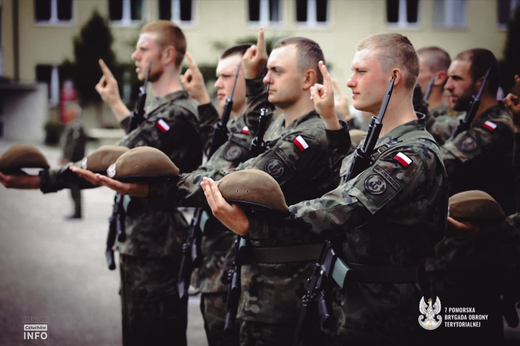 Przysięga 82 terytorialsów w Czarnem