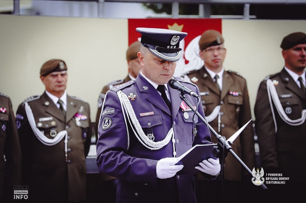 Przysięga 82 terytorialsów w Czarnem