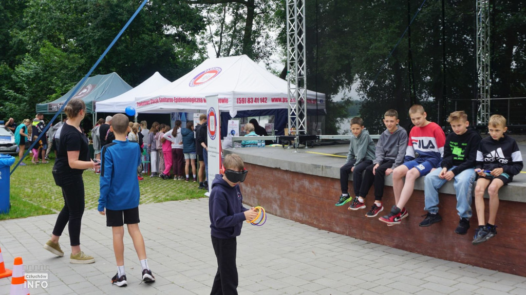 Bezpieczne Wakacje na plaży w Człuchowie