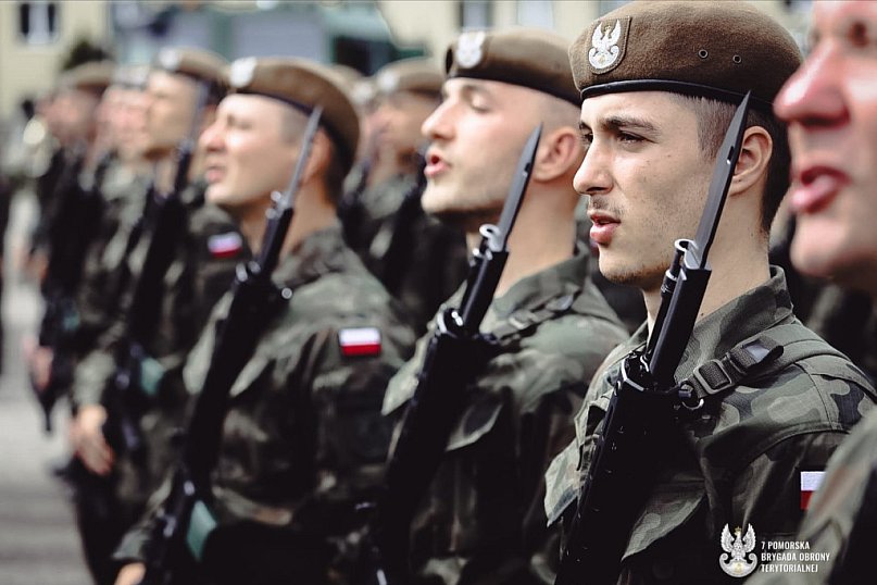 Przysięga 82 terytorialsów w Czarnem