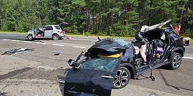 Wypadek na DK25 w Sporyszu – 8 osób rannych-5640