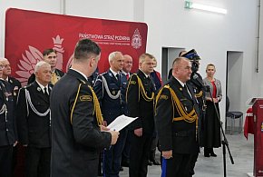 Uroczyste odznaczenia i awanse strażaków z powiatu człuchowskiego w Bytowie-6957