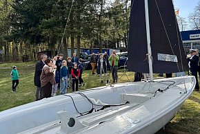 Sezon żeglarski w Człuchowie rozpoczęty. Był też chrzest nowej łodzi