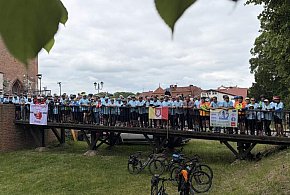 Ponad 170 rowerzystów z Chojnic i Człuchowa we wspólnym peletonie
