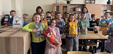 Uczniowie Szkoły Podstawowej nr 1 pomogli bezdomnym zwierzętom