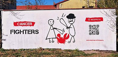 Ponad 251 mln zł dla Cancer Fighters. W Człuchowie powstał wyjątkowy mural
