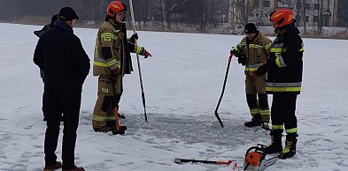Trwają prace na jeziorach i obowiązuje zakaz wchodzenia na lód