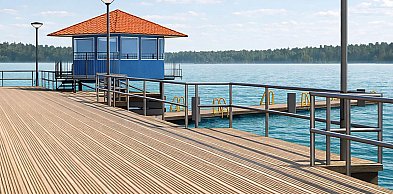 Pomost na plaży w Człuchowie przejdzie remont za około 400 tys. zł