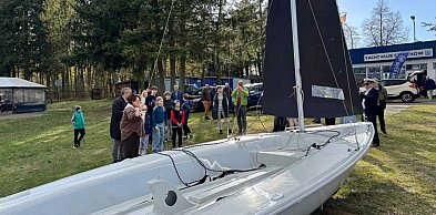Sezon żeglarski w Człuchowie rozpoczęty. Był też chrzest nowej łodzi
