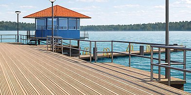 Pomost na plaży w Człuchowie przejdzie remont za około 400 tys. zł