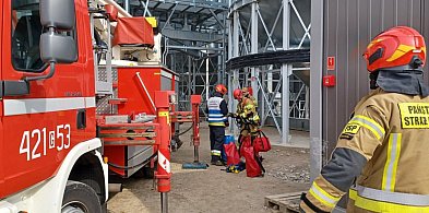 Strażacy z powiatu człuchowskiego ćwiczyli w Boboszewie