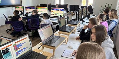 Warsztaty programowania w Debrznie. Młodzież tworzyła własne gry
