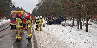 Wypadek na DK25 w Sporyszu. Duże utrudnienia