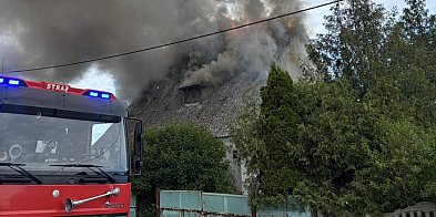 Pożar budynku przy ul. Wojska Polskiego. Jedna osoba poszkodowana