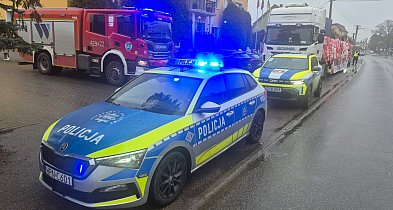 Policja zabezpieczała Mikołajki w Gminie Przechlewo-7068