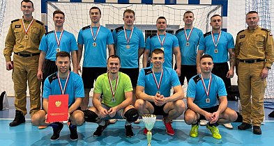 KP PSP Człuchów z II miejscem w Mistrzostwach w halowej piłce nożnej