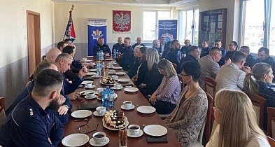 Człuchowska policja podsumowała ubiegły rok podczas uroczystej odprawy