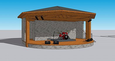 Gmina planuje budowę muszli koncertowej. Wniosek o dofinansowanie złożony