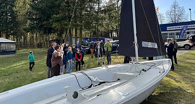 Sezon żeglarski w Człuchowie rozpoczęty. Był też chrzest nowej łodzi