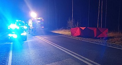Śmiertelny wypadek na DW 188. 25-letnia motocyklistka zginęła na miejscu