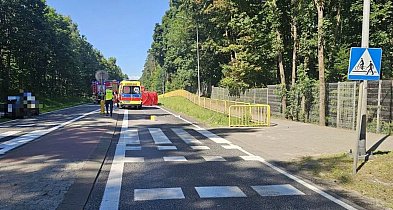 Nie żyje rowerzysta potrącony na DK22. Ruch odbywa się wahadłowo