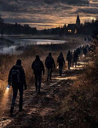 Nocna Droga Krzyżowa w Przechlewie – 12 km modlitwy