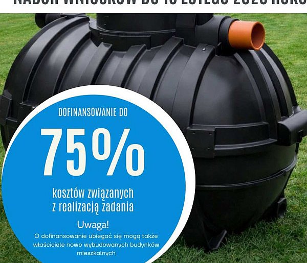 Trwa nabór wniosków na dofinansowanie przydomowych oczyszczalni ścieków