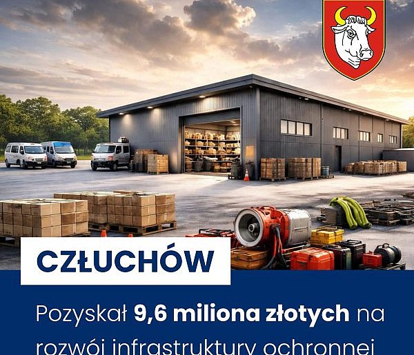 9,6 mln zł dla Człuchowa. Miasto wybuduje schrony i magazyn