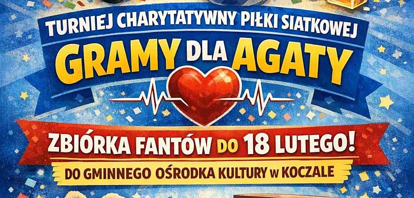 Gramy dla Agaty. Dwudniowy turniej siatkarski w Koczale
