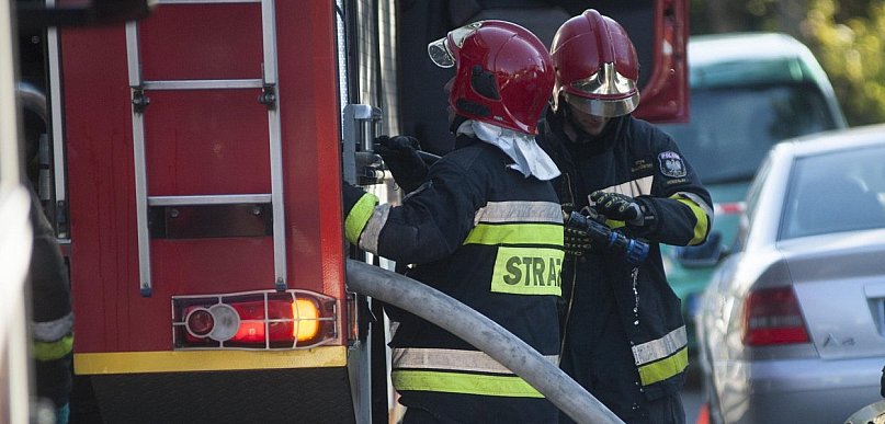 Tragiczny pożar budynku mieszkalnego w Czarnem. Jedna osoba poniosła śmierć
