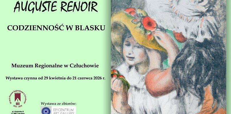 Renoir w Człuchowie. Wyjątkowa wystawa w muzeum już od 29 kwietnia