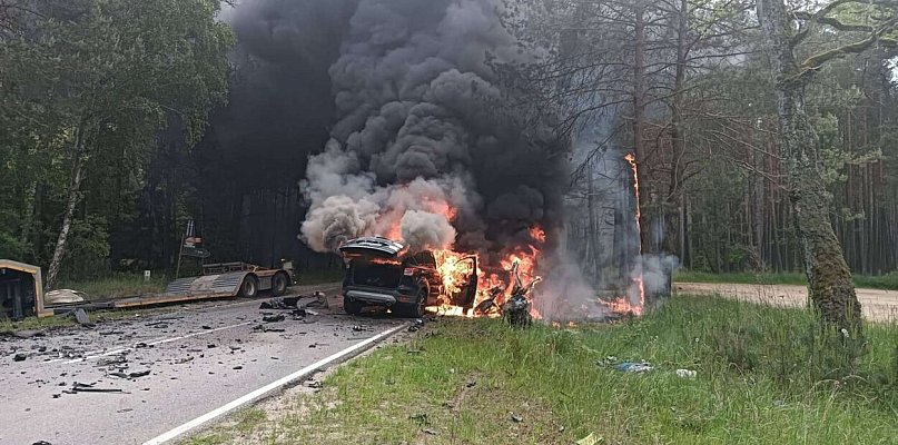 Śmiertelny wypadek na DW201. Policja wskazuje wstępną przyczynę tragedii