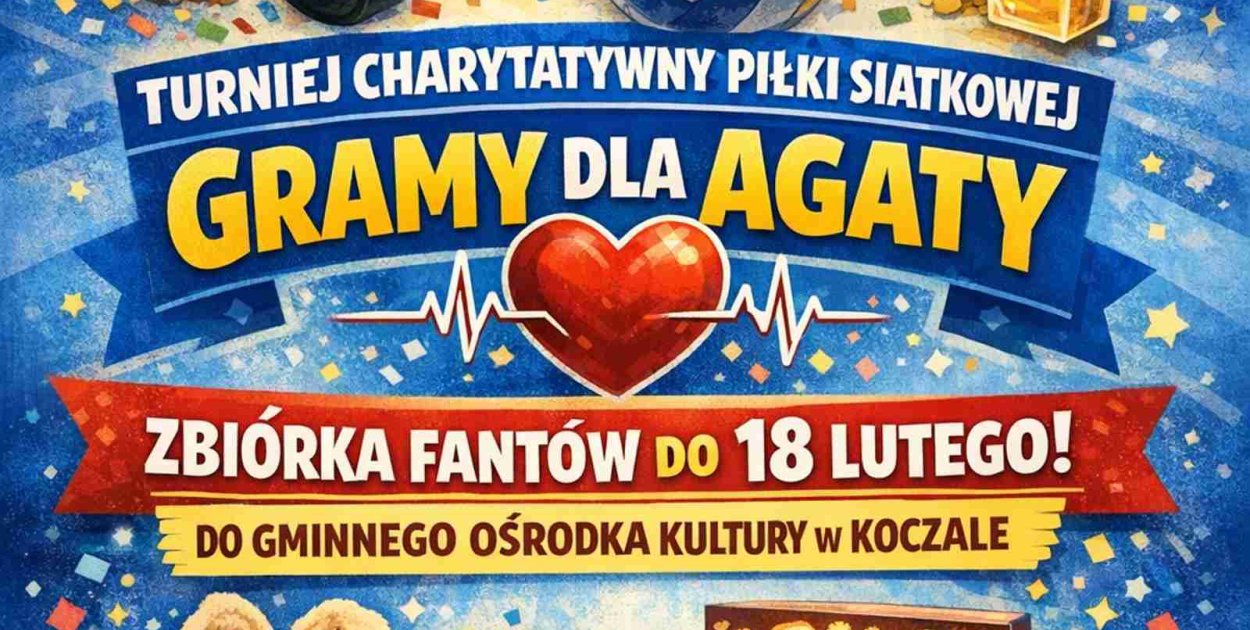 Gramy dla Agaty. Dwudniowy turniej siatkarski w Koczale