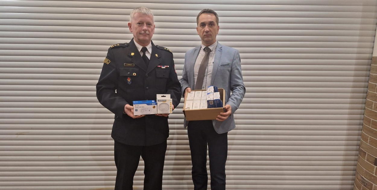 Czujki dymu i tlenku węgla dla gmin powiatu człuchowskiego