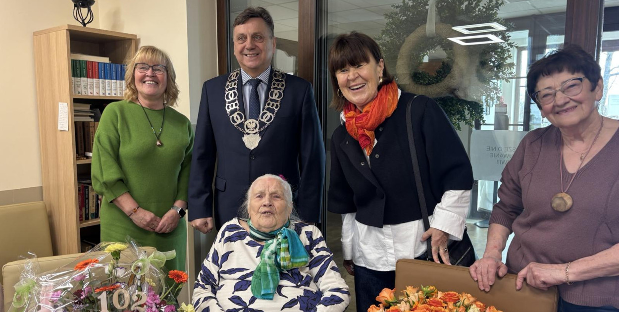 102. urodziny najstarszej mieszkanki Człuchowa