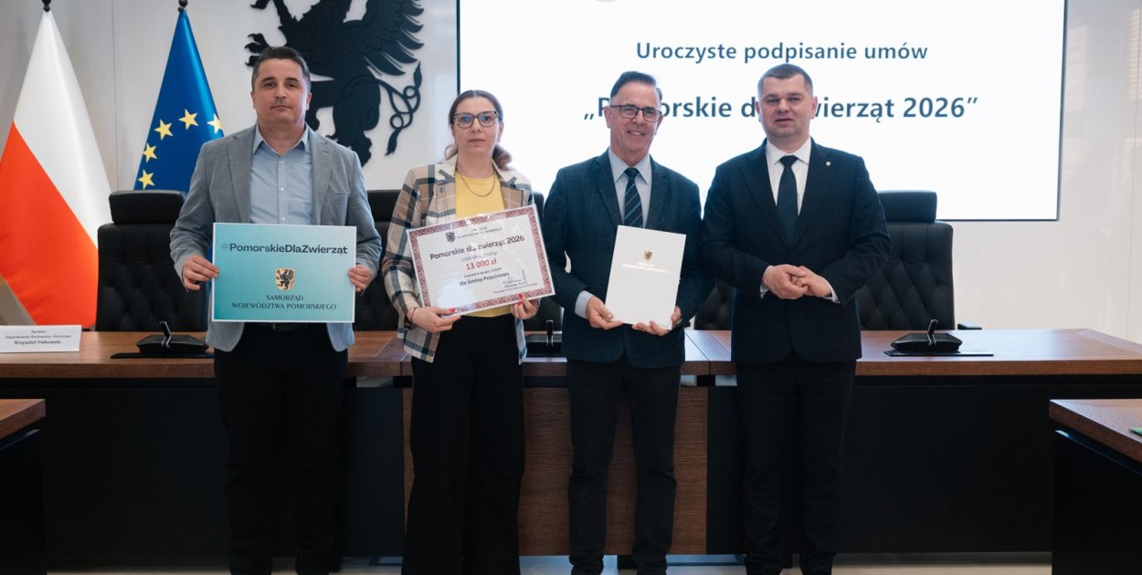 26 tys. zł dla Przechlewa na walkę z bezdomnością zwierząt