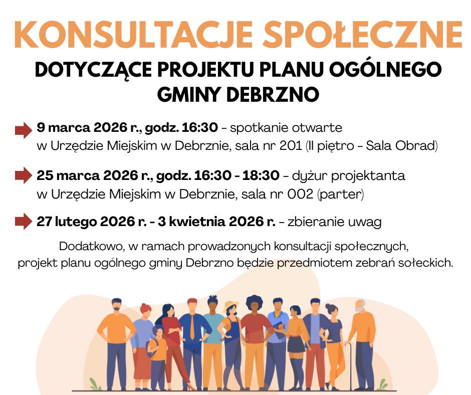 Źródło: Urząd Miasta i Gminy Debrzno